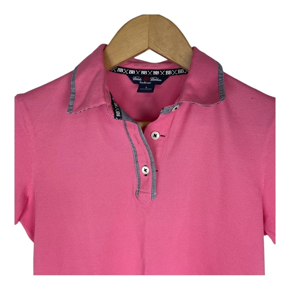 Brooks Brothers Pro Sport Polo Pink Size Small - Picture 3 of 8
